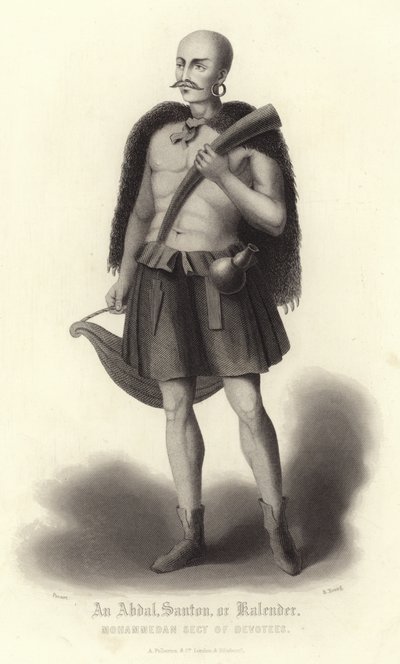 Retrato de um Abdul, Santon ou Calendário de Bernard Picart