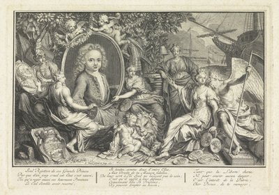 Retrato de Guilherme IV, príncipe de Orange-Nassau de Bernard Picart