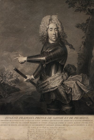 Príncipe Eugene de Sabóia de Bernard Picart