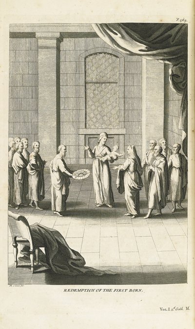 Redenção do Filho Primogênito, 1735-1739 de Bernard Picart