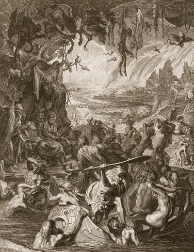 Cena do Inferno, 1731 de Bernard Picart