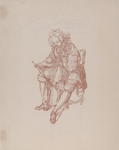 O baixista, 1707 de Bernard Picart