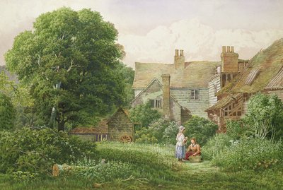 Casa antiga em Hendon de Bernard Walter Evans