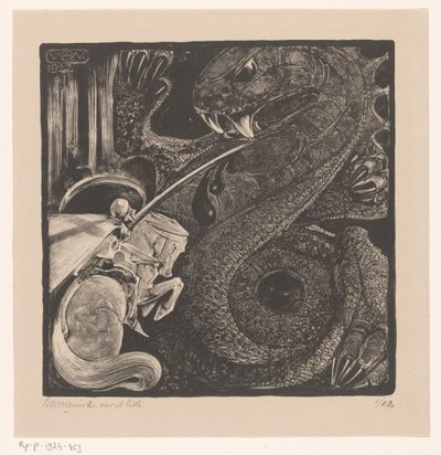 São Joris (título original) de Bernard Willem Wierink (signed by artist)