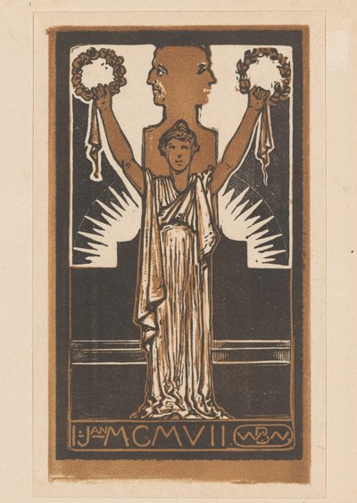 Mulher em vestes romanas de Bernard Willem Wierink