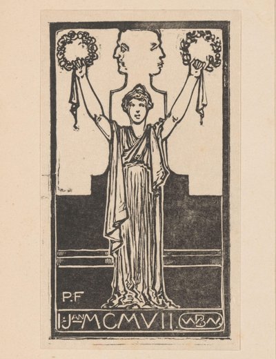 Mulher de túnica romana de Bernard Willem Wierink