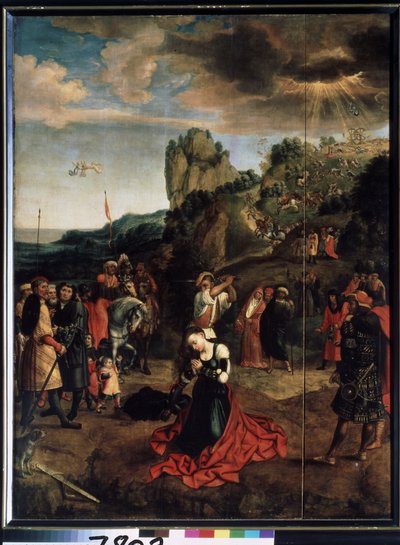 Le mártir de Santa Catarina. (O Martírio de Santa Catarina) - Peinture de Bernard van Orley (Barend, Barent, Bernaert van Brussel de Bernard van Orley