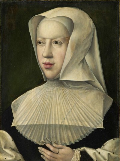 Retrato de Margaret da Áustria 1480-1530. de Bernard van Orley