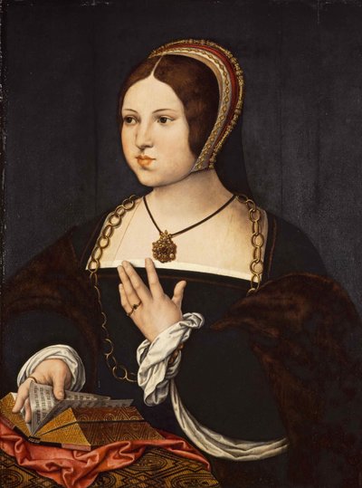 Retrato de Marie Haneton, ca. de Bernard van Orley