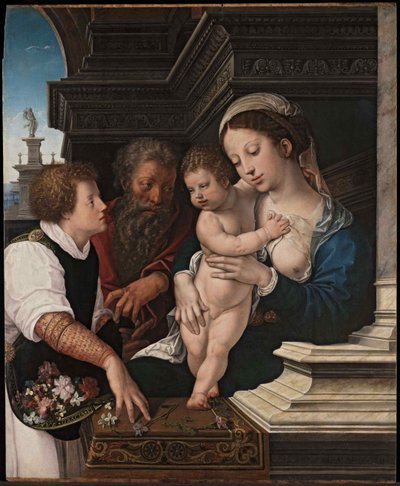 A Sagrada Família, ca 1521. de Bernard van Orley