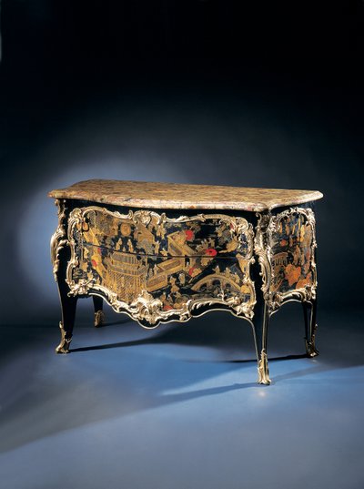 Uma cômoda Luís XV, 1710-65 de Bernard van Risenburgh II