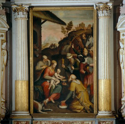 A Adoração dos Reis Magos de Bernardino Campi