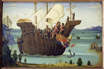 O Martírio de São Clemente (óleo sobre painel) de Bernardino Fungai