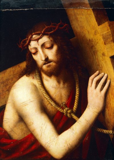 Cristo carregando a Cruz de Bernardino Luini (cerca de 1481-circa 1532) de Bernardino Luini