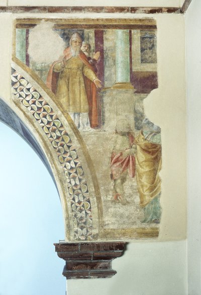 Expulsão de São Joaquim do Templo de Bernardino Luini