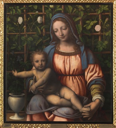 Madonna and Child (Madonna del Roseto) de Bernardino Luini