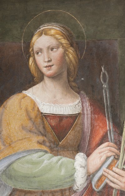 Saint Apollonia, c.1522-25 (detalhe de 3497192) de Bernardino Luini