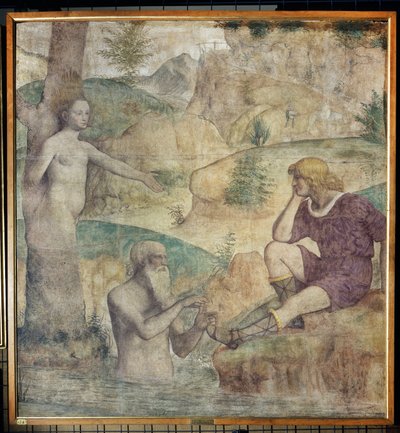 Consulado severo por Driope e Tavaiano, c.1514 (fresco destacado transportado em lona) de Bernardino Luini