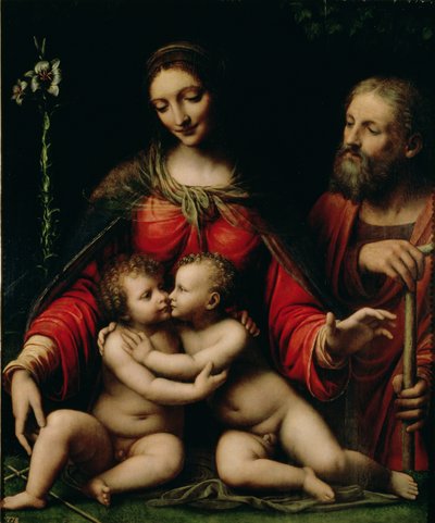 A Sagrada Família com o Menino São João de Bernardino Luini