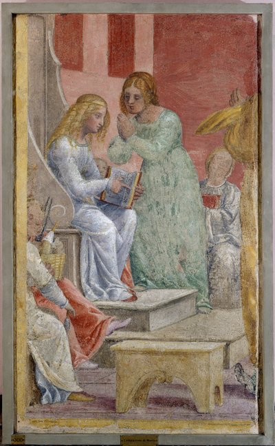 A infância da Virgem Maria no Templo de Bernardino Luini
