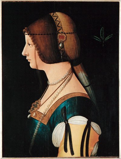 Bianca Maria Sforza, segunda esposa do imperador Maximiliano I ... de Bernardino de