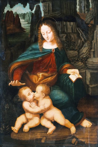 Madonna and Child with the Infant Saint John, c. 1496. de Bernardino de Conti