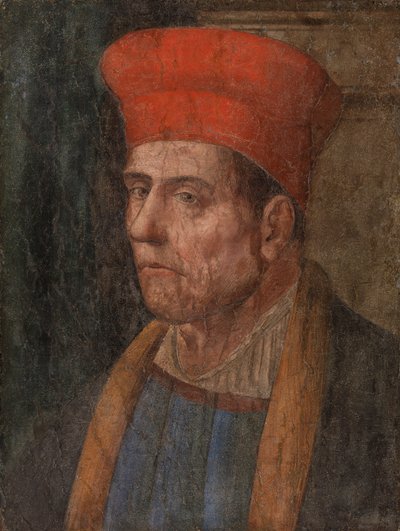Retrato de um homem de Bernardino di Betto Pinturicchio