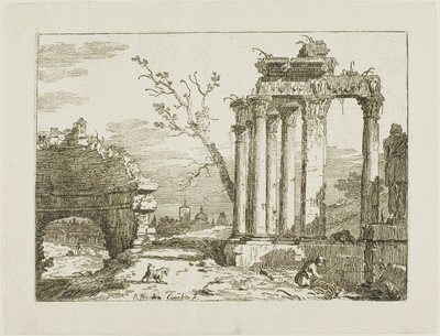 Paisagem com ruínas de Bernardo Bellotto