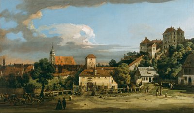 Pirna: O Obertor do Sul, c.1760 (óleo sobre tela) de Bernardo Bellotto
