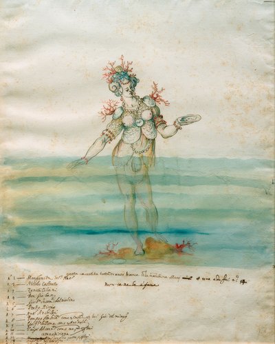 Ninfa do mar de Bernardo Buontalenti