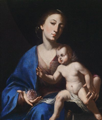 A Virgem e o Menino de Bernardo Cavallino