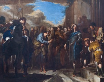 A despedida de São Pedro e São Paulo de Bernardo Cavallino