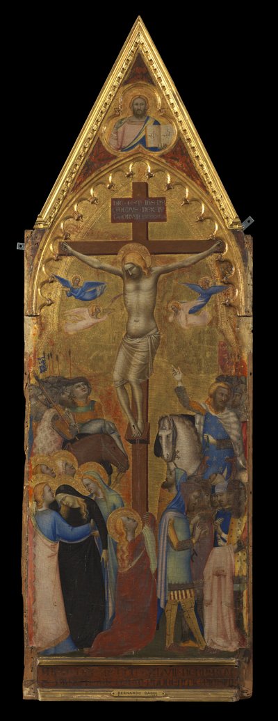A Crucificação (painel central) (recto) de Bernardo Daddi