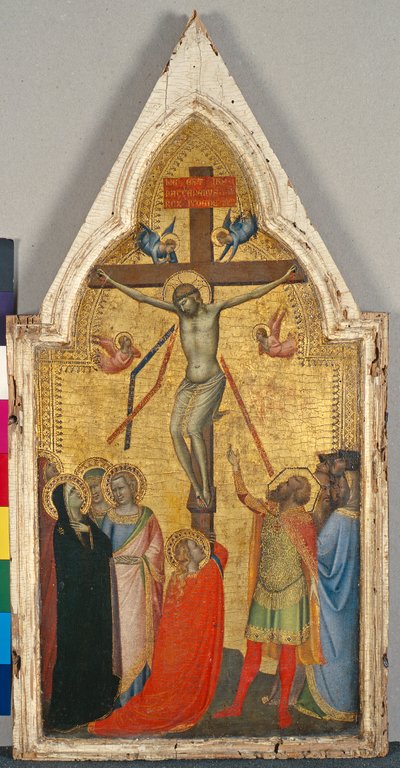 A Crucificação, c.1340 (têmpera sobre madeira de choupo) de Bernardo Daddi