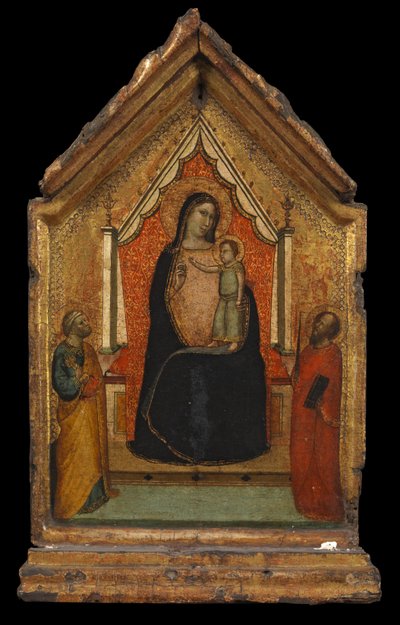 Virgem e Menino com São Pedro e São Paulo, c.1340 de Bernardo Daddi