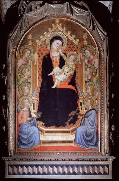 Virgem com criança (Pintura de Bernardo Daddi