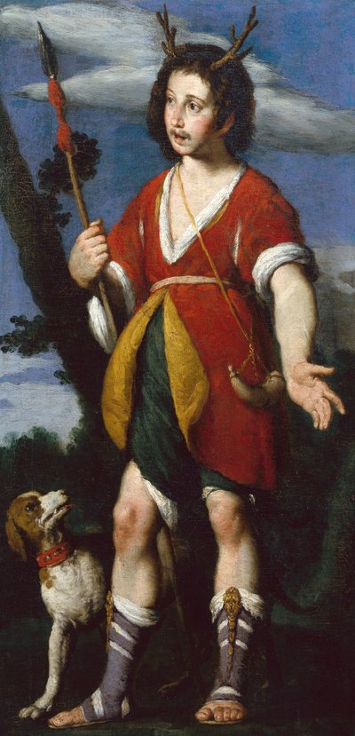 Acteon (óleo sobre tela) de Bernardo Strozzi