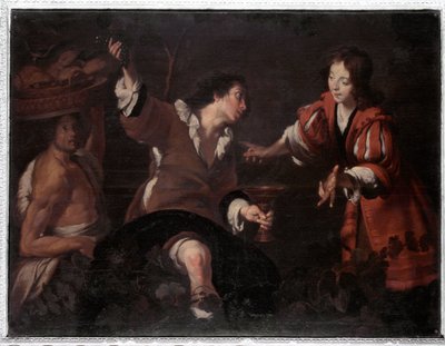 José interpreta os sonhos (óleo sobre tela de Bernardo Strozzi