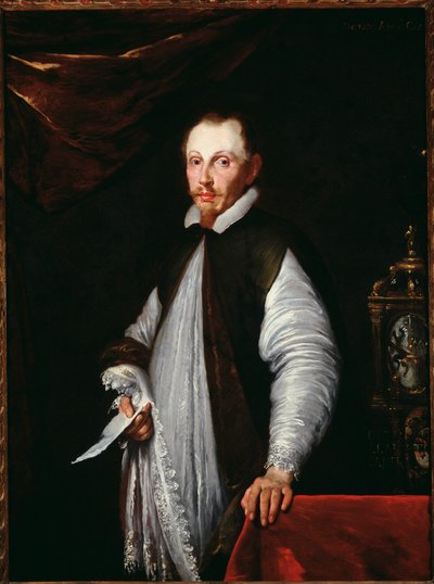 Retrato do Cardeal Ottaviano Raggi (óleo sobre tela de Bernardo Strozzi