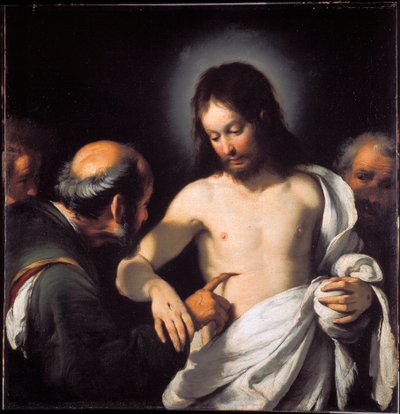 O Incredulto da Pintura de São Tomé de Bernardo Strozzi (1581-1644) Dim. 101 x 97,5 cm Genes, Musei di Strada Nuova (ex Palazzo Bianco) de Bernardo Strozzi