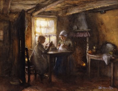 Uma tarde tranquila, de Bernardus Johannes Blommers or Bloomers