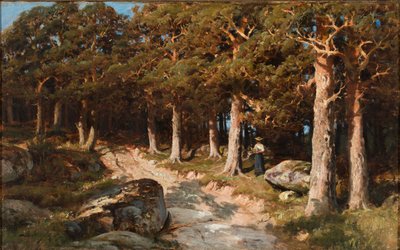 Mulher no bosque de Berndt Lindholm
