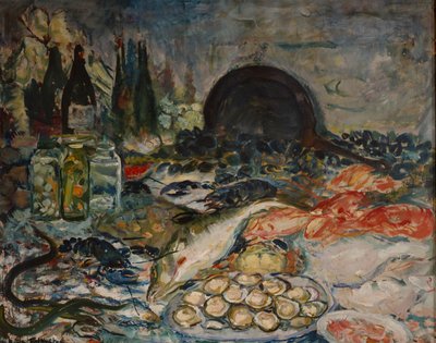 Nature Morte (óleo sobre tela) de Bernhard Dorotheus Folkestad