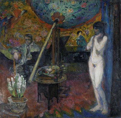 Auto-retrato no Estúdio de Bernhard Dorotheus Folkestad