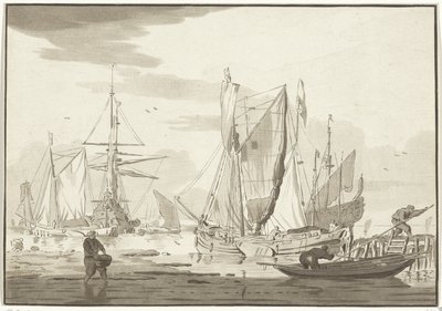 Descarregamento de navios atracados de Bernhard Schreuder
