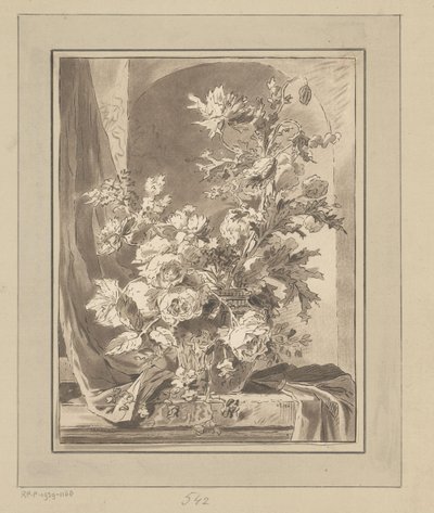 Vaso com flores para um nicho de Bernhard Schreuder