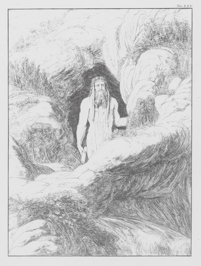 A Divina Comédia de Dante, Inferno (Inferno), Placa XXV (litografia) de Bernhard Schuler