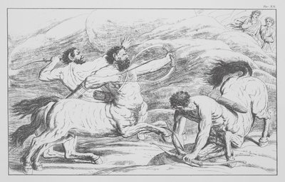 A Divina Comédia de Dante, Inferno (Inferno), Placa XX (litografia) de Bernhard Schuler
