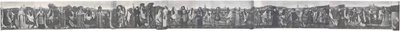 Danse Macabre de Lübeck antes era foto, 1463 de Bernt Notke