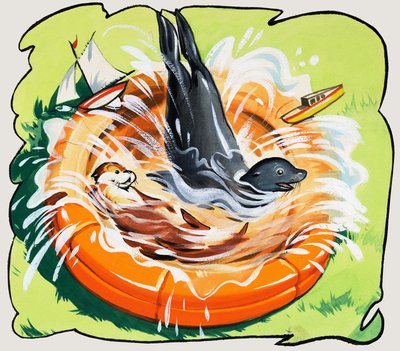 Lontra de cauda fina de Bert Felstead